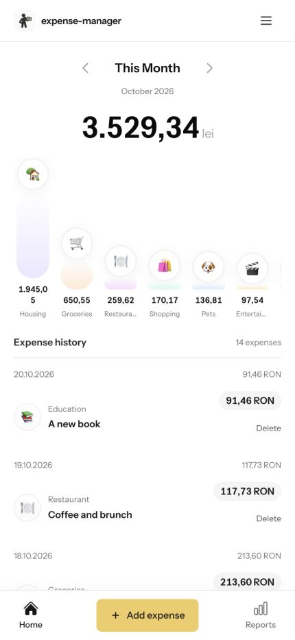 Expense Manager cover